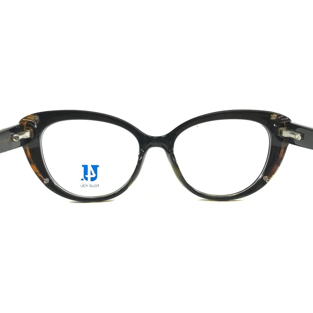 Capri Eyeglasses Frames UP306 Blue/Tortoise Cat Eye Full Rim 51-17-140